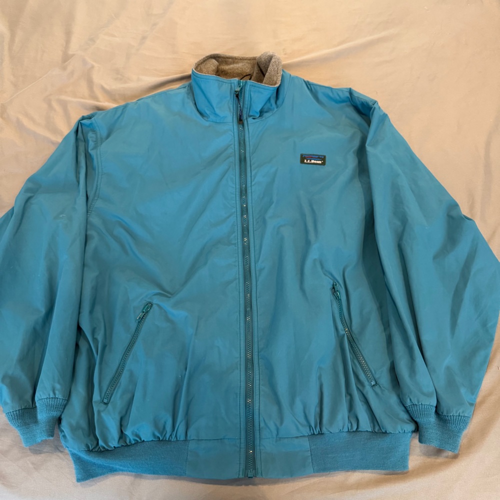 Vintage LL Bean‎ Three Season Jacket Mens XXLT Fleece Lined 90s